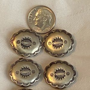 Concho button covers